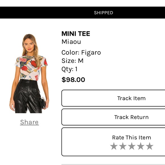 Miaou Tomato Tee - Picture 2 of 2